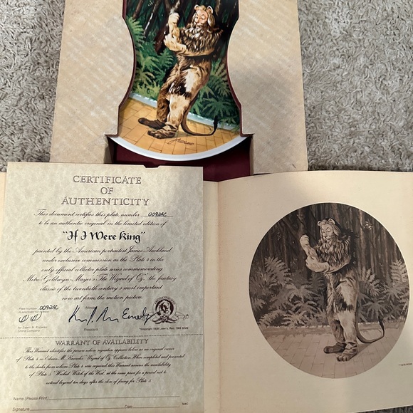 Complete set of 8 Knowles wizard of oz collectors plates - Picture 6 of 9